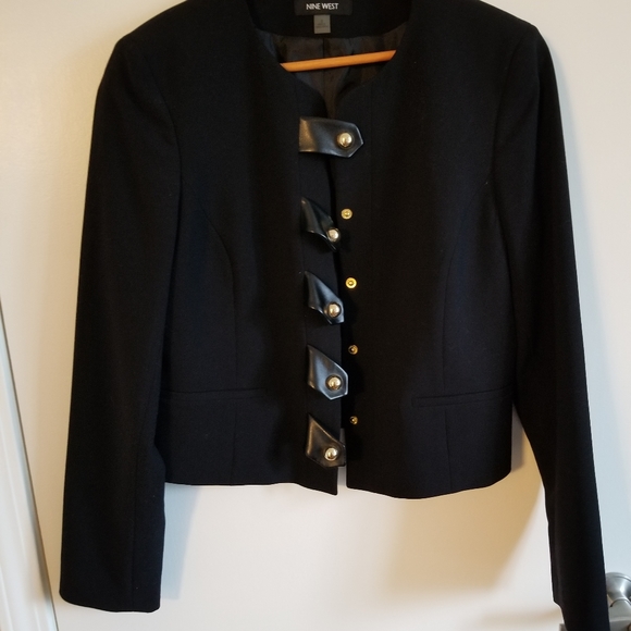 Nine West black blazer jacket - Picture 2 of 2